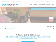 Tablet Screenshot of digitalhomes.ie